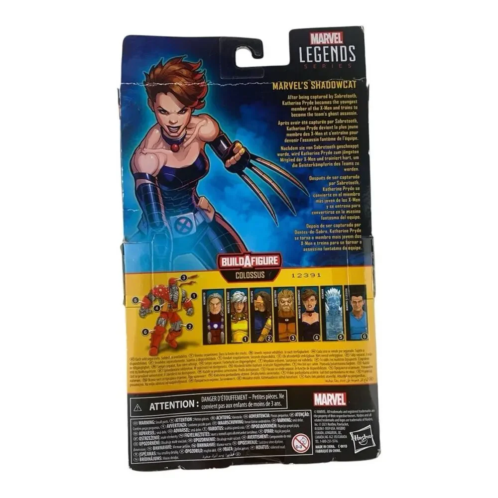 Marvel Legends Shadowcat build a figure collosus action figure new X men